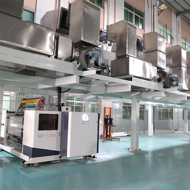 Electronic tape coating production line